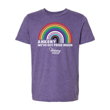 Load image into Gallery viewer, Ankeny Pride 2025 - Pride Inside T-Shirt - Youth-Soft and Spun Apparel Orders