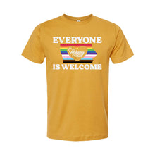 Load image into Gallery viewer, Ankeny Pride 2025 - Everyone Is Welcome T-Shirt - Adult-Soft and Spun Apparel Orders