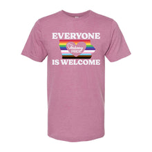 Load image into Gallery viewer, Ankeny Pride 2025 - Everyone Is Welcome T-Shirt - Adult-Soft and Spun Apparel Orders
