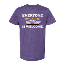 Load image into Gallery viewer, Ankeny Pride 2025 - Everyone Is Welcome T-Shirt - Adult-Soft and Spun Apparel Orders