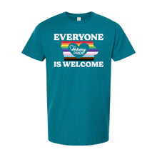 Load image into Gallery viewer, Ankeny Pride 2025 - Everyone Is Welcome T-Shirt - Adult-Soft and Spun Apparel Orders