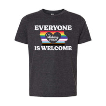 Load image into Gallery viewer, Ankeny Pride 2025 - Everyone Is Welcome T-Shirt - Youth-Soft and Spun Apparel Orders