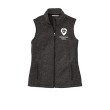 Load image into Gallery viewer, Classroom Clinic: Port Authority Sweater Fleece Vest - Womens-Soft and Spun Apparel Orders
