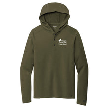Load image into Gallery viewer, OGIO Luuma Flex Hooded Henley-Soft and Spun Apparel Orders