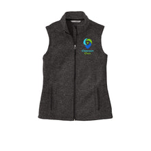 Load image into Gallery viewer, Classroom Clinic: Port Authority Sweater Fleece Vest - Womens-Soft and Spun Apparel Orders