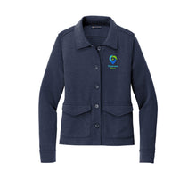 Load image into Gallery viewer, Classroom Clinic: Brooks Brothers Mid-Layer Stretch Button Jacket - Womens-Soft and Spun Apparel Orders
