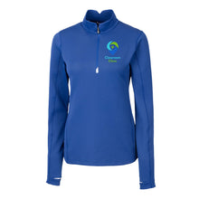 Load image into Gallery viewer, Classroom Clinic: Cutter & Buck Traverse Stretch Eco 1/4-Zip - Womens-Soft and Spun Apparel Orders