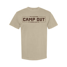 Load image into Gallery viewer, CampOut Heavyweight Ring Spun Tee - Adult