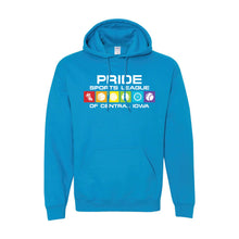 Load image into Gallery viewer, Pride Sports League Full Color Imprint Pullover Hoodie-Soft and Spun Apparel Orders