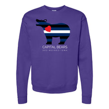 Load image into Gallery viewer, Capital Leather Bears Crewneck Sweatshirt - Adult-Soft and Spun Apparel Orders
