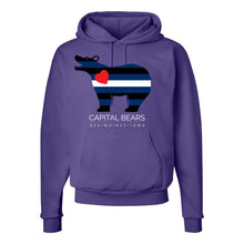 Load image into Gallery viewer, Capital Leather Bears Hooded Sweatshirt - Adult-Soft and Spun Apparel Orders