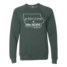 Load image into Gallery viewer, We Hope Iowa Design Crewneck Sweatshirt - Adult-Soft and Spun Apparel Orders