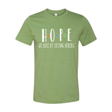 Load image into Gallery viewer, Hope Dots Design Crewneck T-Shirt - Adult-Soft and Spun Apparel Orders