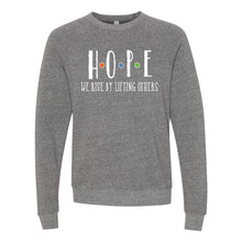 Load image into Gallery viewer, Hope Dots Design Crewneck Sweatshirt - Adult-Soft and Spun Apparel Orders