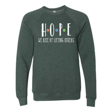 Load image into Gallery viewer, Hope Dots Design Crewneck Sweatshirt - Adult-Soft and Spun Apparel Orders