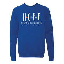 Load image into Gallery viewer, Hope Dots Design Crewneck Sweatshirt - Adult-Soft and Spun Apparel Orders