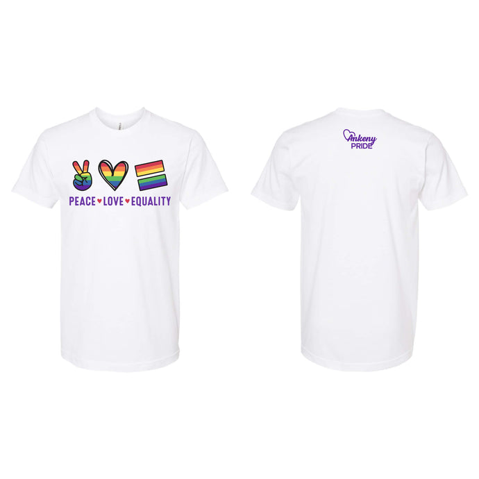 Ankeny Pride - Peace, Love, Equality - Youth-Soft and Spun Apparel Orders