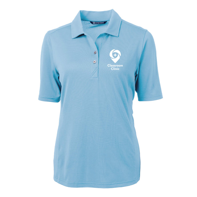 Classroom Clinic: Cutter & Buck Virtue Eco Pique Recycled Polo - Womens-Soft and Spun Apparel Orders
