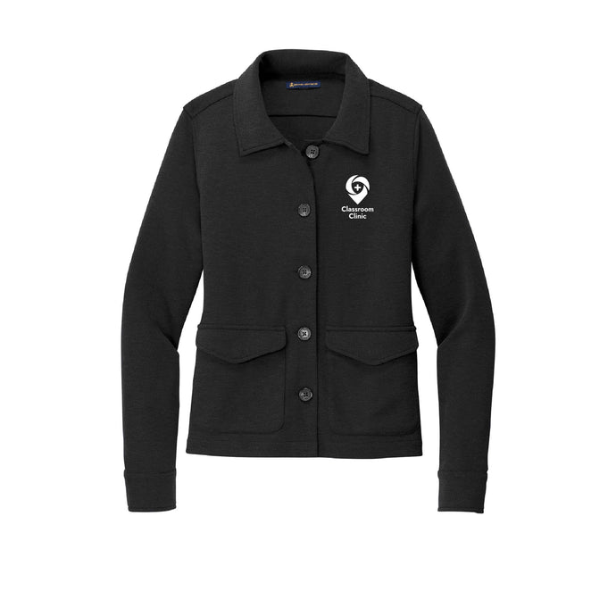 Classroom Clinic: Brooks Brothers Mid-Layer Stretch Button Jacket - Womens-Soft and Spun Apparel Orders