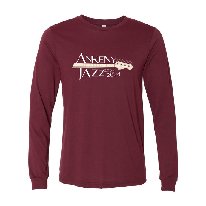 Ankeny Jazz 2023-2024 Long Sleeve T-Shirt - Adult-Soft and Spun Apparel Orders