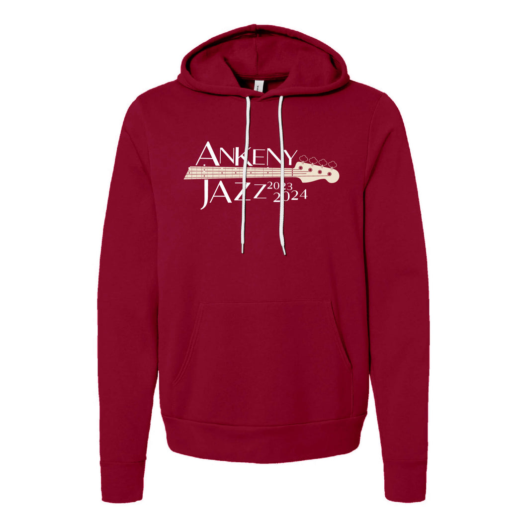 Ankeny Jazz 2023-2024 Hooded Sweatshirt - Adult-Soft and Spun Apparel Orders