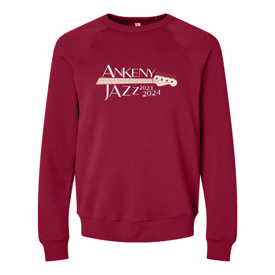Ankeny Jazz 2023-2024 Crewneck Sweatshirt - Adult-Soft and Spun Apparel Orders