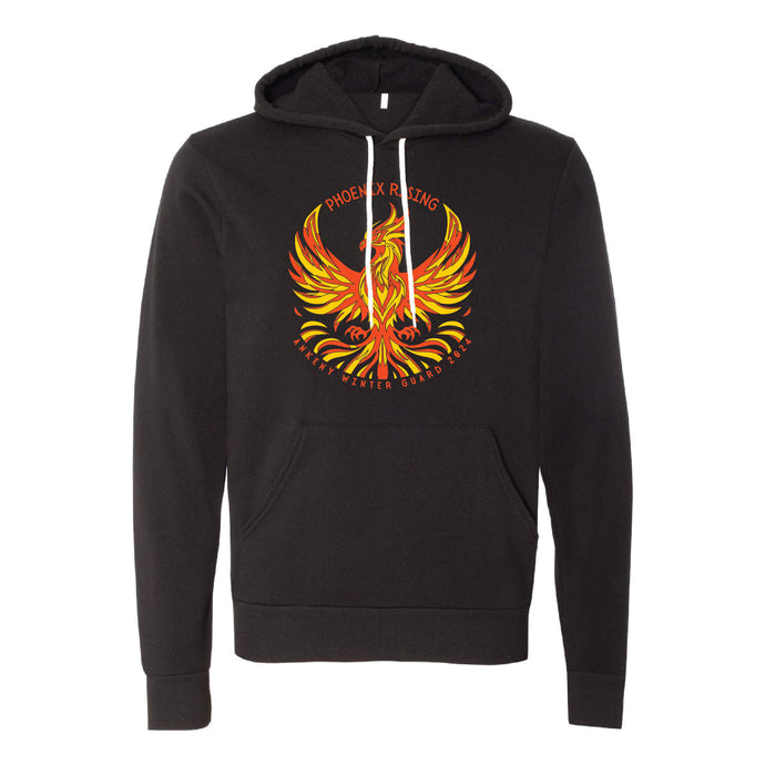 Ankeny Winter Guard 2024 Phoenix Rising Hooded Sweatshirt - Adult-Soft and Spun Apparel Orders