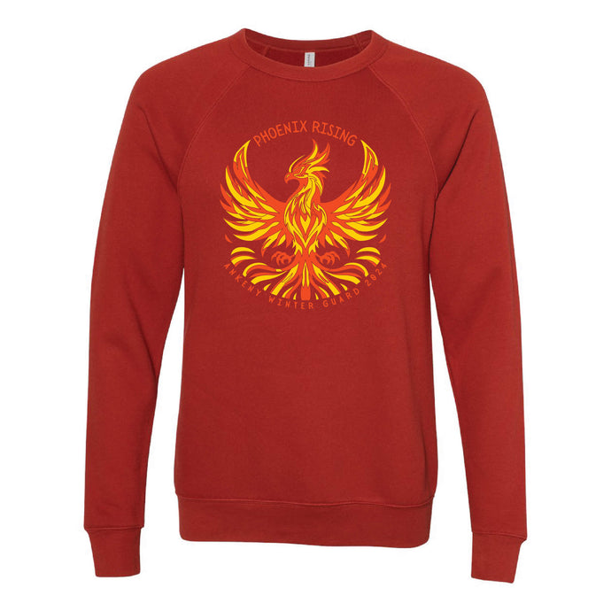 Ankeny Winter Guard 2024 Phoenix Rising Crewneck Sweatshirt - Adult-Soft and Spun Apparel Orders