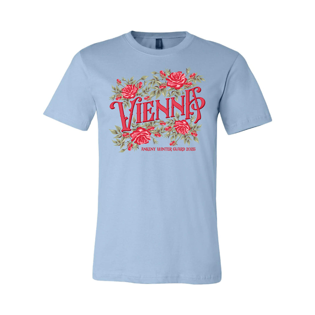 Ankeny Winter Guard 2025 Vienna Short Sleeve T-Shirt - Adult-Soft and Spun Apparel Orders