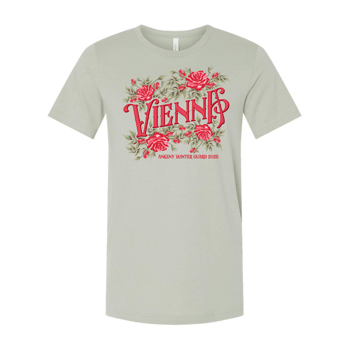 Ankeny Winter Guard 2025 Vienna Short Sleeve T-Shirt - Adult-Soft and Spun Apparel Orders