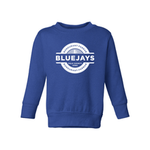 Load image into Gallery viewer, Bluejays Seal - Crewneck Sweatshirt - Toddler-Soft and Spun Apparel Orders
