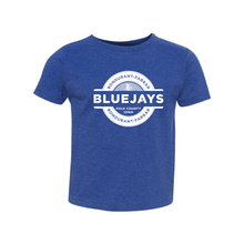 Load image into Gallery viewer, Bluejays Seal - Crewneck T-Shirt - Toddler-Soft and Spun Apparel Orders
