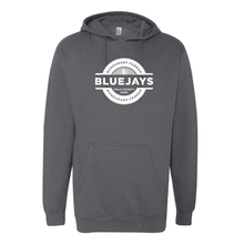 Load image into Gallery viewer, Bluejays Seal - Hooded Sweatshirt - Adult-Soft and Spun Apparel Orders
