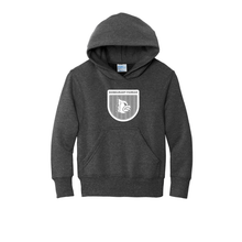 Load image into Gallery viewer, Bluejays Shield - Hooded Sweatshirt - Youth-Soft and Spun Apparel Orders
