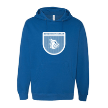 Load image into Gallery viewer, Bluejays Shield - Hooded Sweatshirt - Adult-Soft and Spun Apparel Orders
