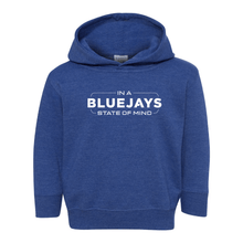 Load image into Gallery viewer, Bluejays State of Mind - Hooded Sweatshirt - Toddler-Soft and Spun Apparel Orders

