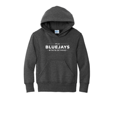 Load image into Gallery viewer, Bluejays State of Mind - Hooded Sweatshirt - Youth-Soft and Spun Apparel Orders
