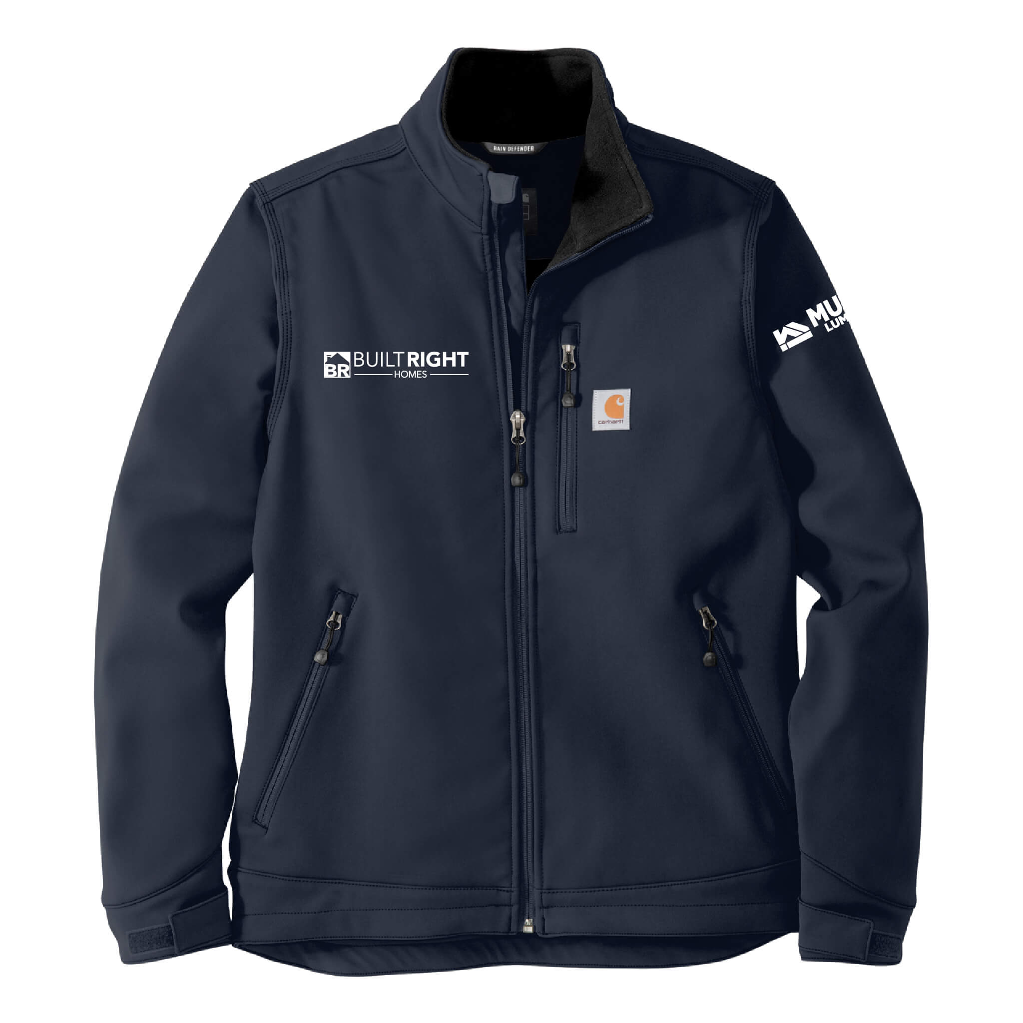 Built Right Homes Carhartt Crowley Soft Shell Jacket Adult Soft and Spun Apparel Orders