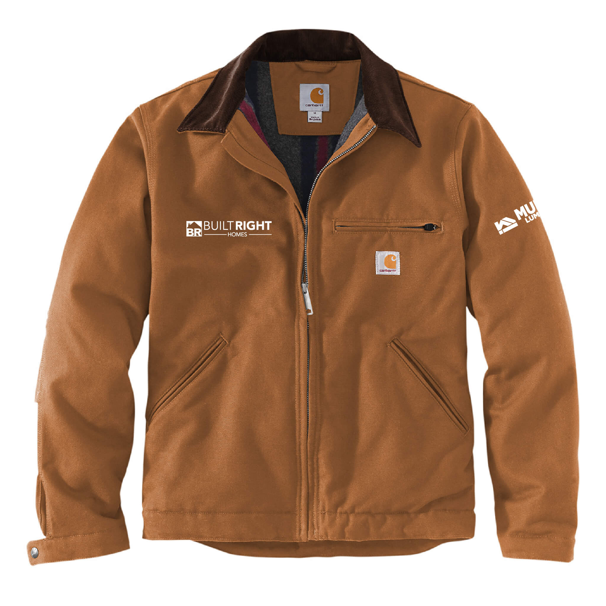 Built Right Homes - Carhartt Duck Detroit Jacket - Adult – Soft and Spun  Apparel Orders