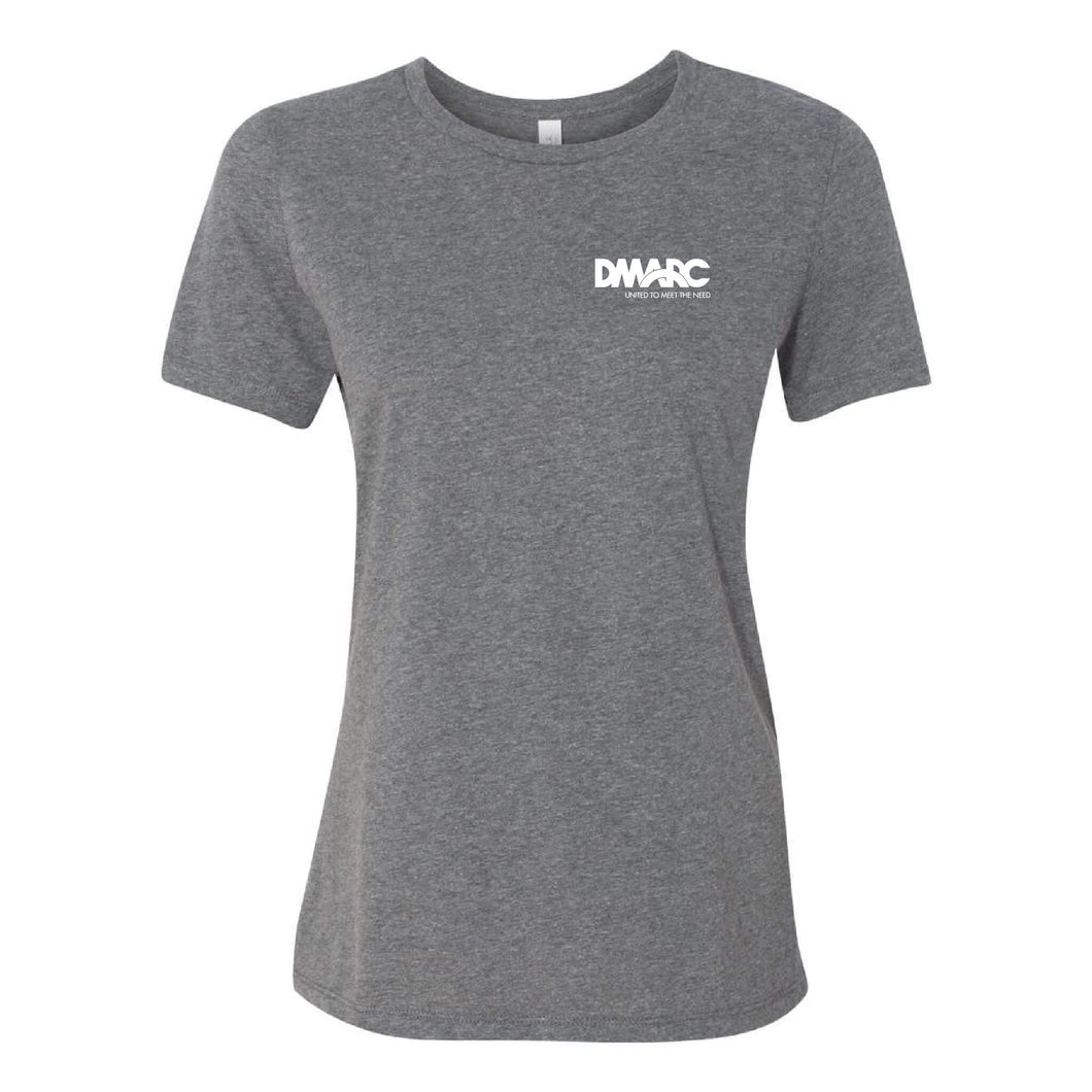 DMARC Left Chest T-Shirt - Womens Fit-Soft and Spun Apparel Orders