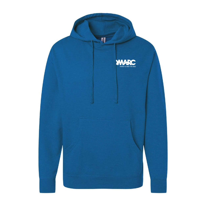 DMARC Left Chest Hooded Sweatshirt - Unisex Fit-Soft and Spun Apparel Orders
