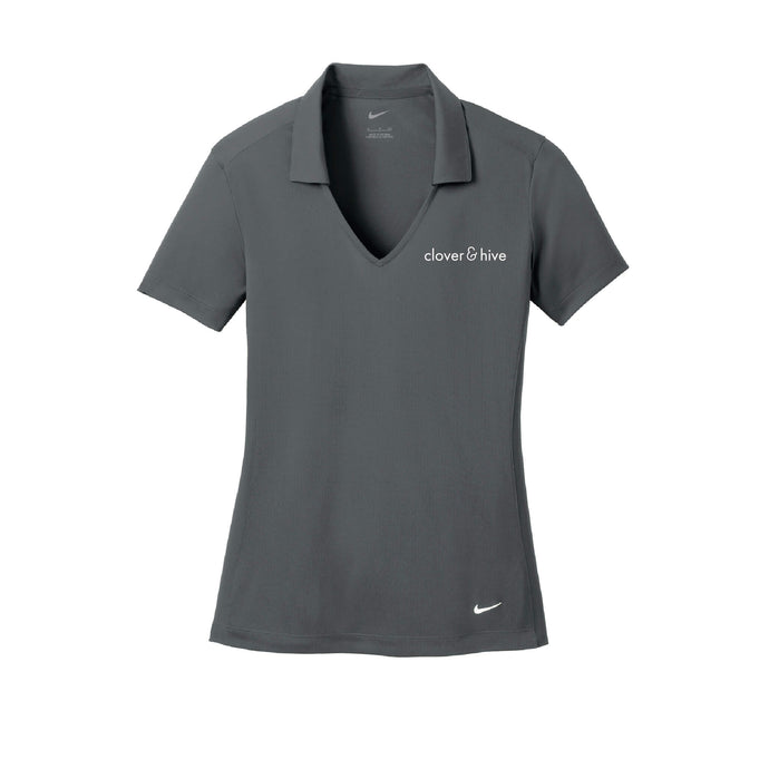 Clover & Hive Nike Ladies Dri-FIT Vertical Mesh Polo-Soft and Spun Apparel Orders