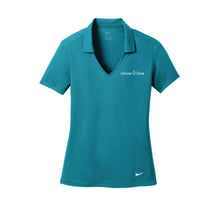 Load image into Gallery viewer, Clover &amp; Hive Nike Ladies Dri-FIT Vertical Mesh Polo-Soft and Spun Apparel Orders
