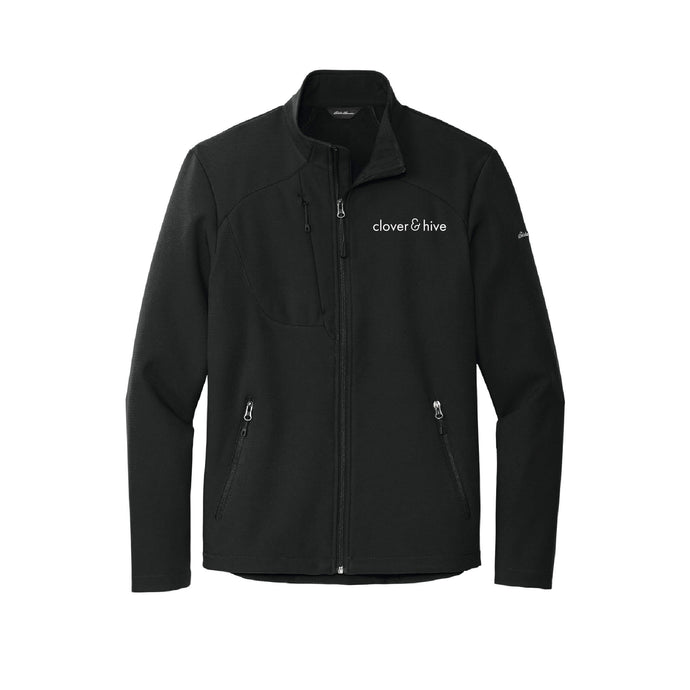 Clover & Hive Eddie Bauer Stretch Soft Shell Jacket-Soft and Spun Apparel Orders