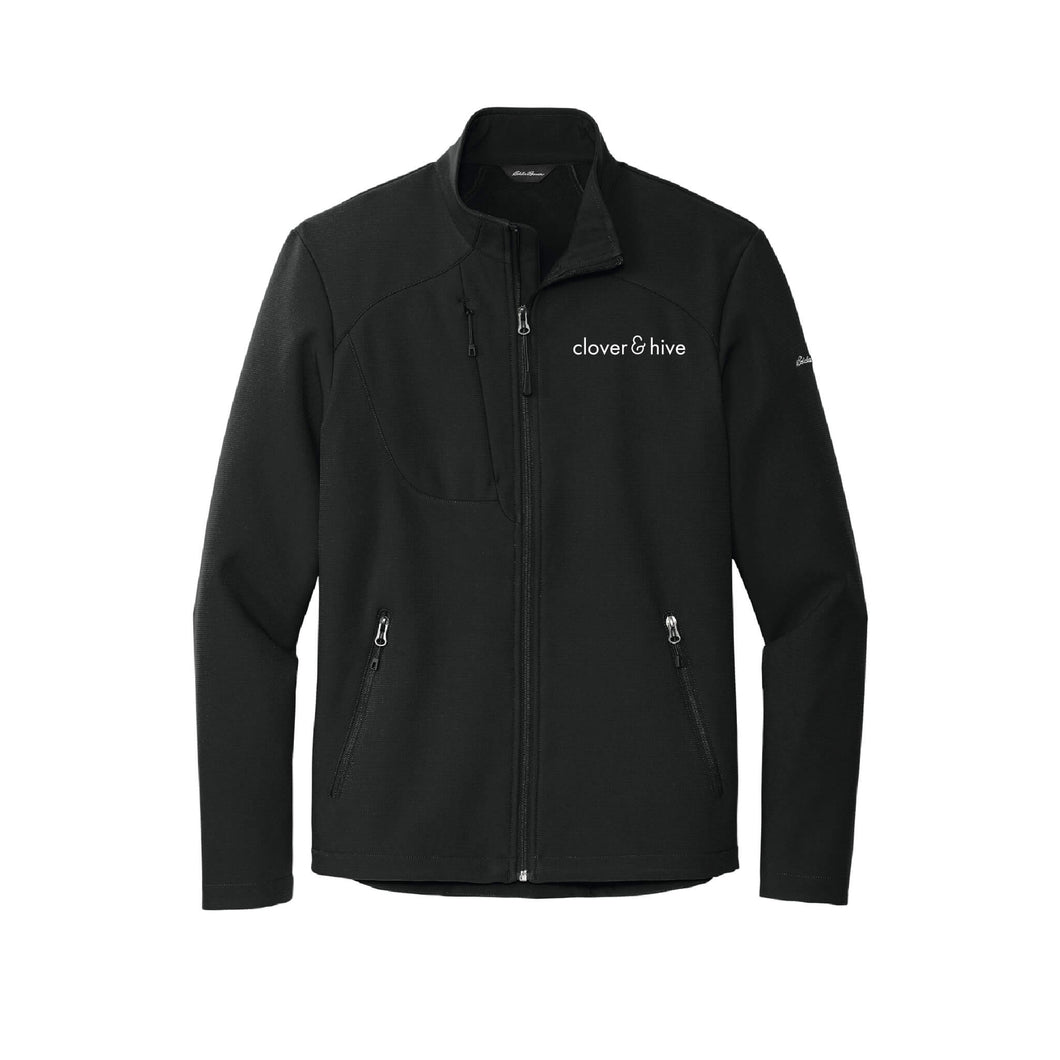 Clover & Hive Eddie Bauer Stretch Soft Shell Jacket-Soft and Spun Apparel Orders