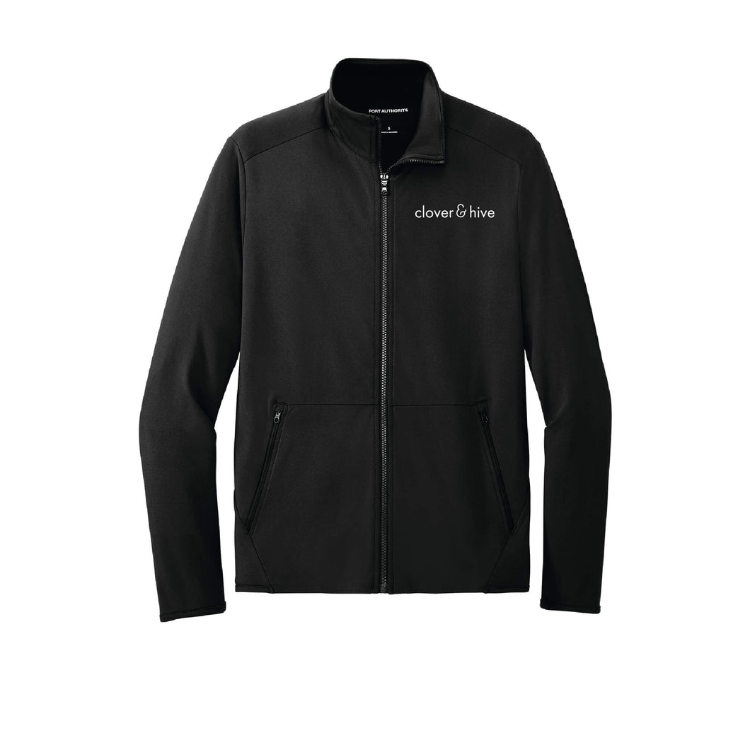 Clover & Hive Port Authority Accord Stretch Fleece Full-Zip-Soft and Spun Apparel Orders
