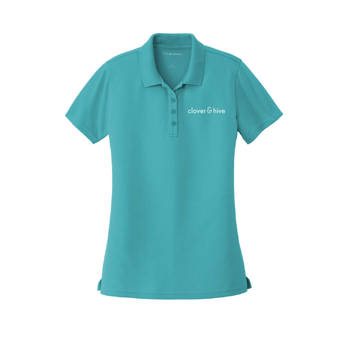 Clover & Hive Port Authority Ladies Dry Zone UV Micro-Mesh Polo-Soft and Spun Apparel Orders