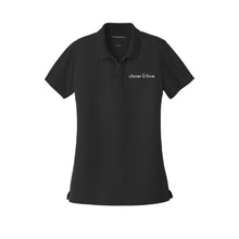 Load image into Gallery viewer, Clover &amp; Hive Port Authority Ladies Dry Zone UV Micro-Mesh Polo-Soft and Spun Apparel Orders
