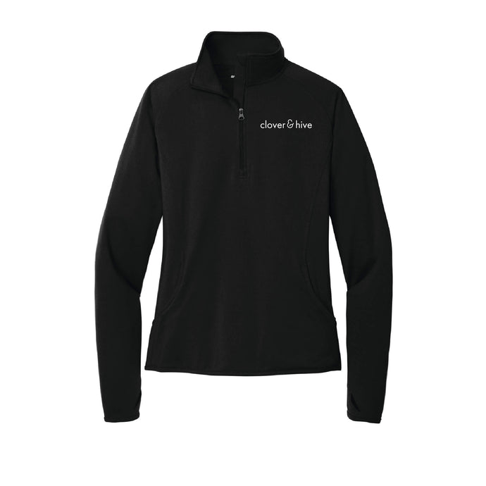 Clover & Hive Sport-Tek Ladies Sport-Wick Stretch 1/4-Zip Pullover-Soft and Spun Apparel Orders
