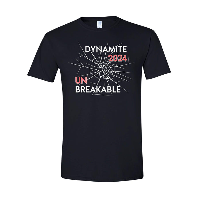 Dynamite Show Choir 2024 Unbreakable T-Shirt - Adult-Soft and Spun Apparel Orders